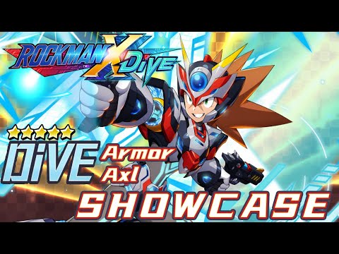 Mega Man X DiVE | DiVE Armor Axl 5★ Showcase