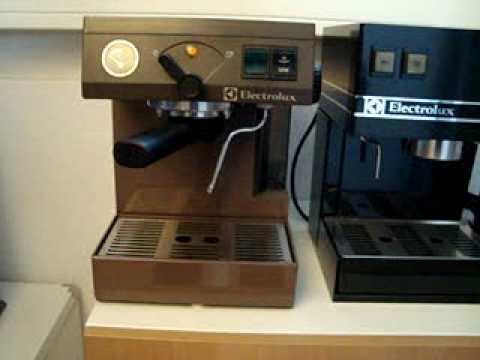 Electrolux E80 and E90 SL Espresso coffee machine
