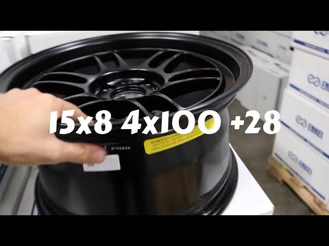 Wheel Wednesday: Enkei RPF1 14x7 and 15x8 +28 4x100 Racing Wheel for Civics Miatas E30 and more.