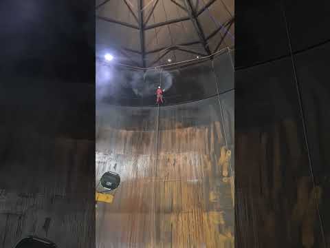 Tank Clean 🧗🏼 #RopeAccess #IRATA #Industrial