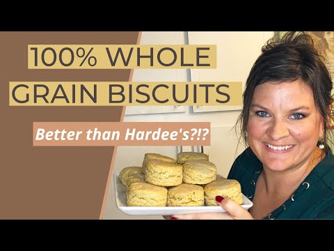SOFT and FLUFFY 100% Whole Grain Biscuits | Jill Winger Prairie Homestead Biscuits for Whole Grains