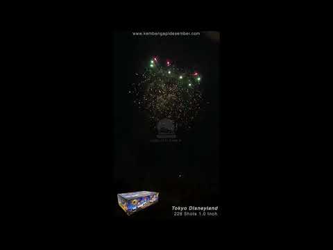 Kembang Api Cake TOKYO DISNEYLAND 228 Shots 1.0 Inch Cake Fireworks