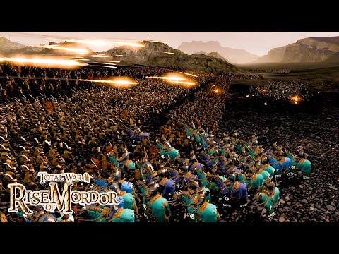 Rise Of Mordor -  Fierce Attack: Haradrim VS Dol Amroth - LOTR  Cinematic Battle