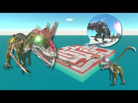 ESCAPE FROM ALIEN CRYOLOPHOSAURUS - Last Survivors - Animal Revolt Battle Simulator