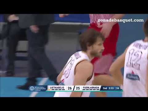BASKETBALL CHAMPIONS LEAGUE 18/19 | Simas Jasaitis (Lietkabelis), partido ante Fuenlabrada