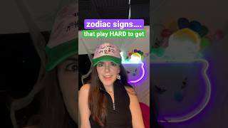 Zodiac signs most likely to play hard to get 😏♥️#shorts #zodiacsigns