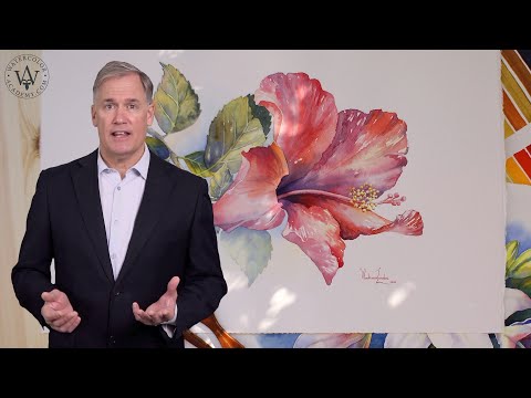 How to Paint Red Flowers in Watercolor