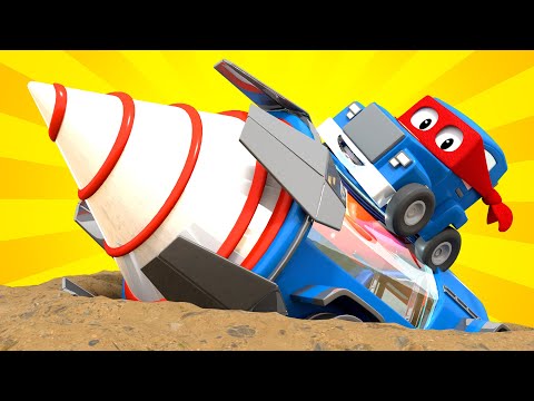 The Giant Drill Carl the Super Truck - Car City ! Cars and Trucks Cartoon for kids