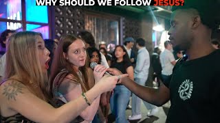 Street Preaching Jesus Boldly At Huge Party Schoo! (Arizona State University!)