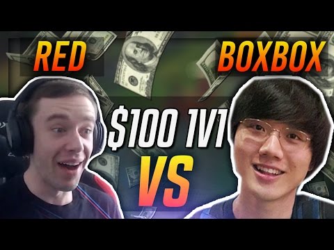 REDMERCY VS BOXBOX | $100 1v1 SHOWDOWN!! - League of Legends