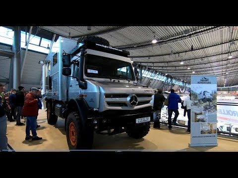 Mercedes Unimog U4023 4x4 Expedition Offroad Camper Ziegler Adventure walkaround + interior V0013
