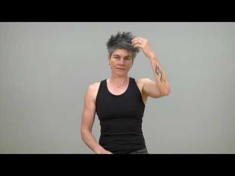 Assisted neck lateral flexion sitting - YouTube video thumbnail.