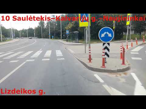 Vilniaus troleibusai 10 Saulėtekis–Kalvarijų g.–Naujininkai Škoda 14Tr17/6M #1652