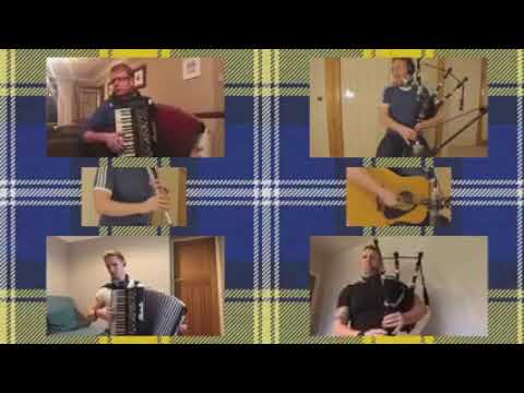 FISITALIA ACCORDIONS-Alec, Dan, Marty & Scott play "Flower of Scotland"