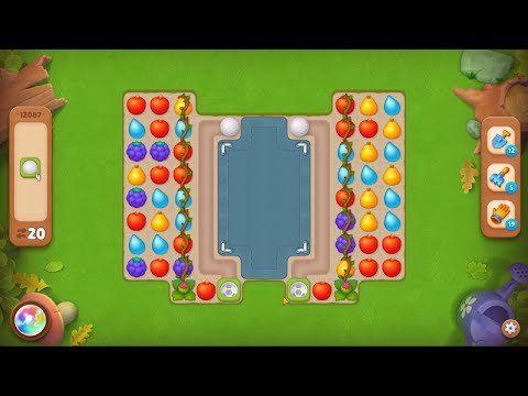 Gardenscapes level 12087 Gameplay #Bubunka