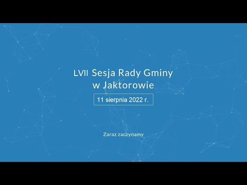 LVII Sesja Rady Gminy Jaktorów - 11 sierpnia 2022 r.