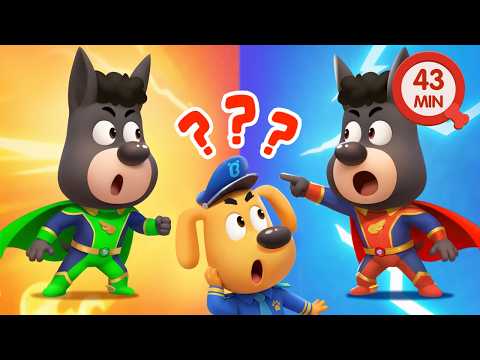 Which One Is Real Caped Thief | Safety Rules | Educational Videos | Sheriff Labrador