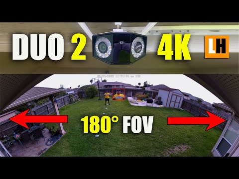 Reolink Duo 2 Review - 2 Lenses, 4K, 180° Panoramic View - I Can SEE Everything!