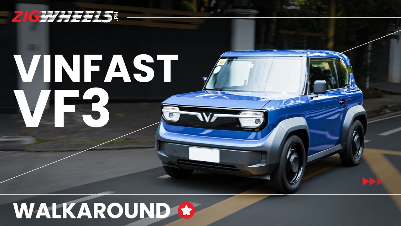  Range Test to (Almost) Empty! Vinfast VF3 Walkaround | Zigwheels.Ph 