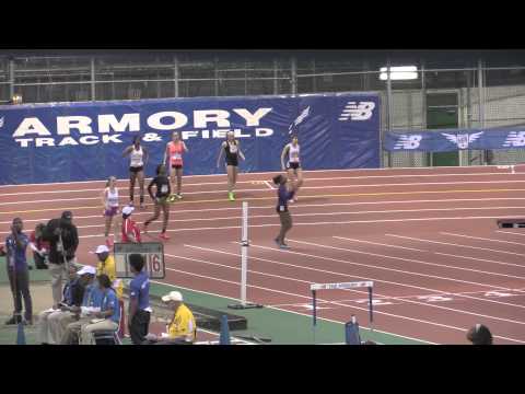 Girls 60m Hurdles EE Prelim Heat 7 - New Balance Nationals Indoor 2014