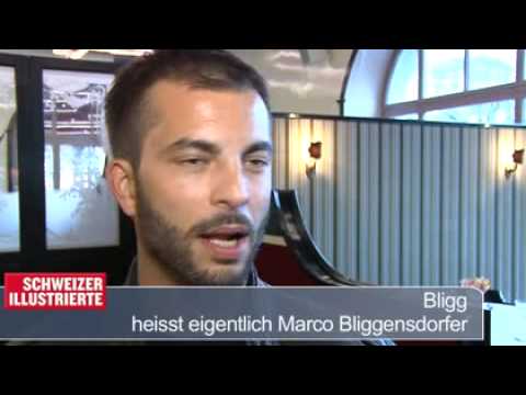 Rapper Bligg und Röbi Koller