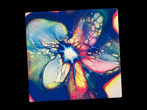 356 Cell Activator Series 2 of 4 ~ Bloom Acrylic Fluid Art ~ Art By Susan King
