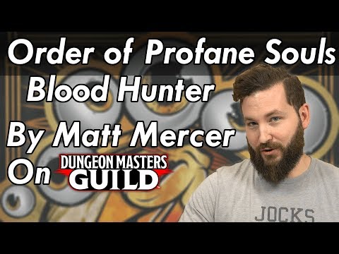 Order of the Profane Soul Blood Hunter - Dungeons and Dragons