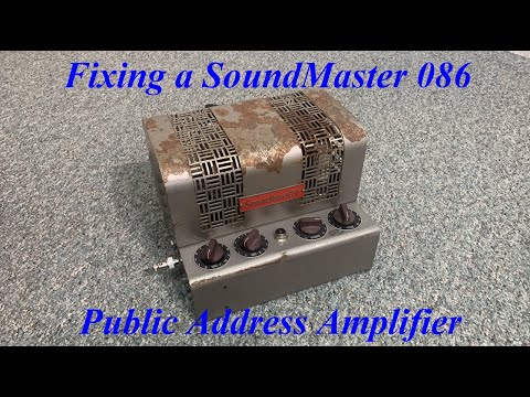 Fixing a 1948 SoundMaster 086 Tube Amplifier