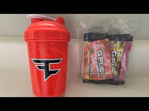 New FaZe The Trail BlaZer GFUEL Starter Kit Review Unboxing! **First**