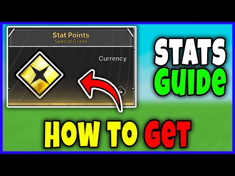 STATS GUIDE - BEST BUILD, how to GET STATS, BEST SKILL TREE in JUJUTSU ZERO Roblox