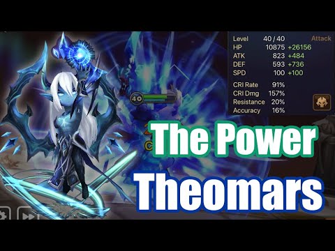 【Summoners War | Curry's RTA】The Power Theomars, is he still strong in RTA? or ...