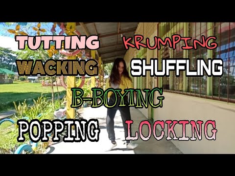 HIP HOP DANCE | POPPING, LOCKING, WACKING, B-BOYING, SHUFFLING, TUTTING, KRUMPING