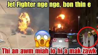 Jet Fighter hmangin an bomb darh vek😱Phuba laknaah mi 70 an hliam‼️