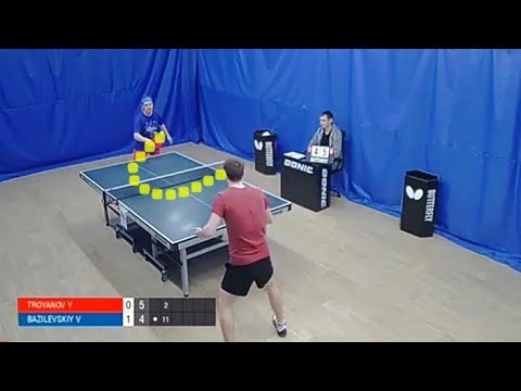 Table tennis pro League - Troyanov VS Bazilevskiy !! Full match 2020.