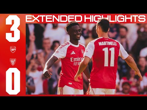 EXTENDED HIGHLIGHTS | Arsenal vs Athletic Club (3-0) | Capping pre-season with a victory