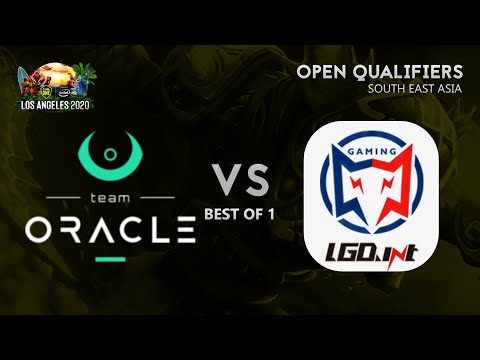 Team Oracle vs LGD.International (BO1) | ESL One Los Angeles 2020 SEA Open Qualifiers