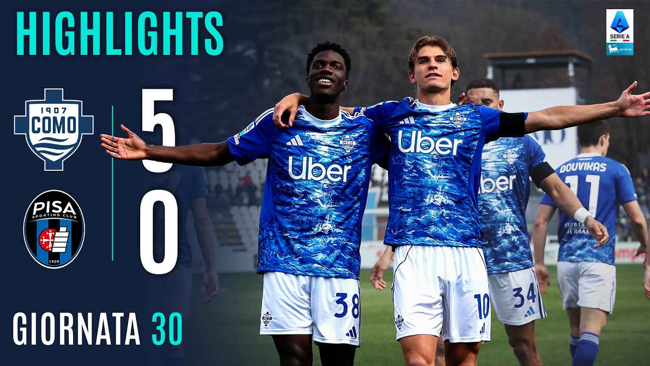 Manita di Fabregas al Sinigaglia! | COMO-PISA 5-0 | HIGHLIGHTS | SERIE A ENILIVE 2025/26