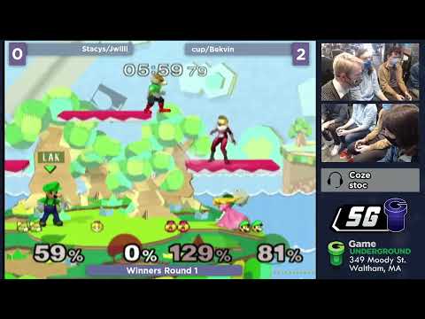 GUMI SSBM - Stacy's/Jwilli (Red) vs. cupofwater/Bekvin (Green) - Melee Doubles WR1