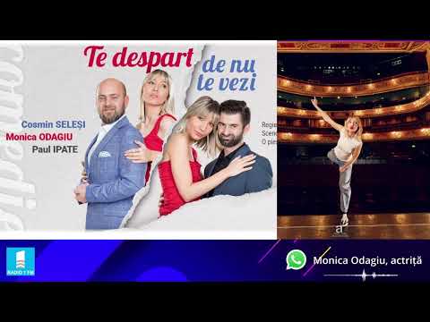 Actrita Monica Odagiu, în direct la Radio1 FM