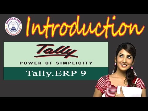 Introduction to tally erp 9 in hindi