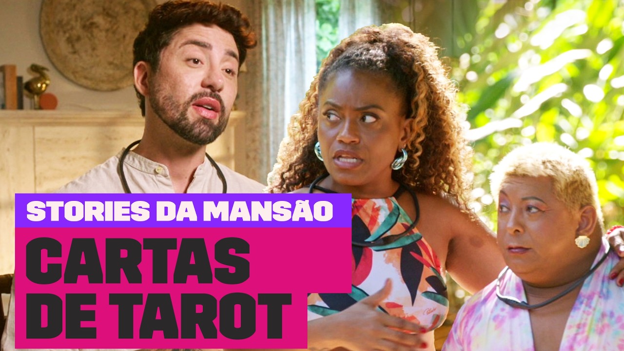 Rico Melquiades, Patixa e amigos veem FUTURO nas CARTAS DE TAROT | Stories da Mansão | Multishow