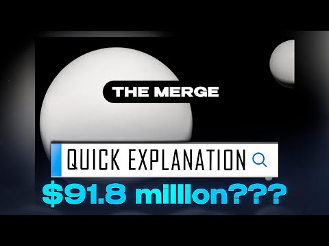 'The Merge NFT' - Quick Explanation Why It's Sold For Over $90,000,000!