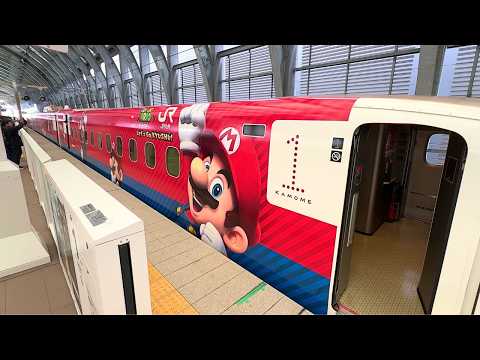 Riding Japan’s Newly Launched Super Mario Bullet Train 🚄🍄 | Limited-Time Kamome | Nagasaki