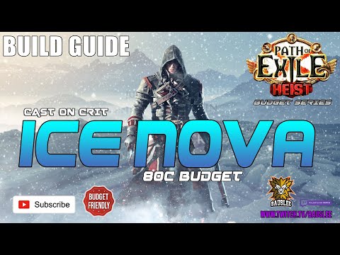 [Path Of Exile 3.12] COC Ice Nova Budget Build Guide for less than 80c only! -Budget Series