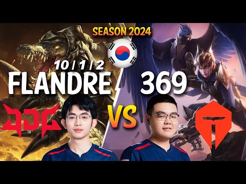JDG Flandre vs TES 369 - Flandre RENEKTON vs 369 QUINN Top - Patch 14.7 KR Ranked CHALLENGER lolrec