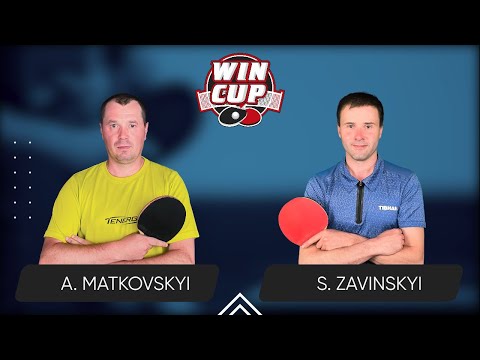 08:15 Andrii Matkovskyi  - Serhii Zavinskyi West 2 WIN CUP 09.11.2023 | TABLE TENNIS WINCUP