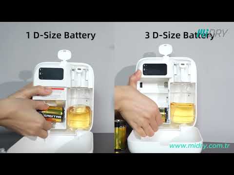 MiDRY Aroma Dİfüzör 150ml Installation