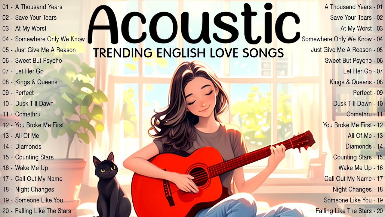 Best Acoustic Songs 2024 ✔ Top Acoustic Music ✔ New Trending Songs 2024 Cover on Tiktok, Spotify