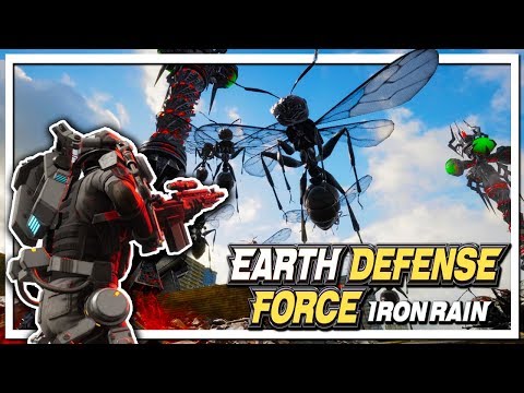 EDF! EDF! EDF! | Earth Defense Force: Iron Rain Gameplay (PS4 Game) Video