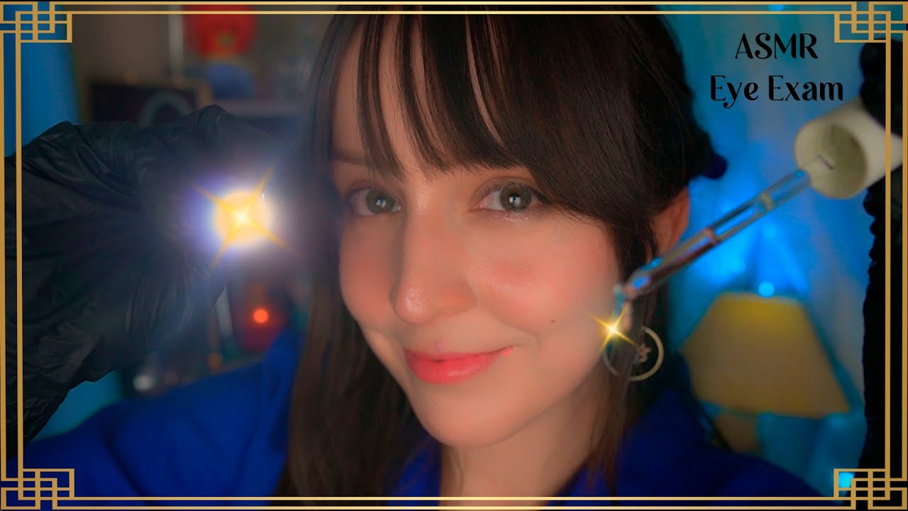 ⭐ASMR Relaxing Eye Exam [Sub] Soft Spoken Doctor Roleplay